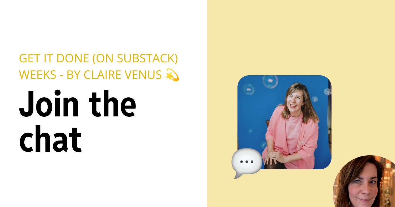 Design your Substack Home Page in 7 Days (11 - 19 June) chat