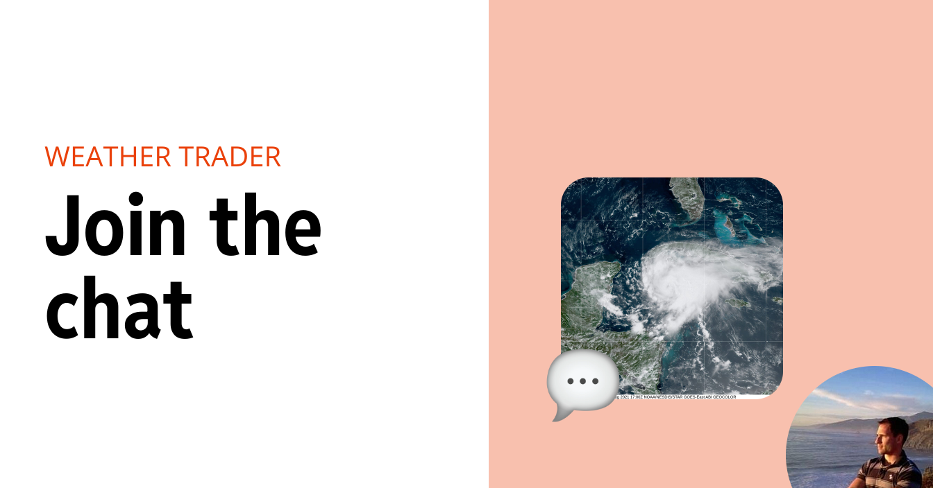 Weather Trader chat