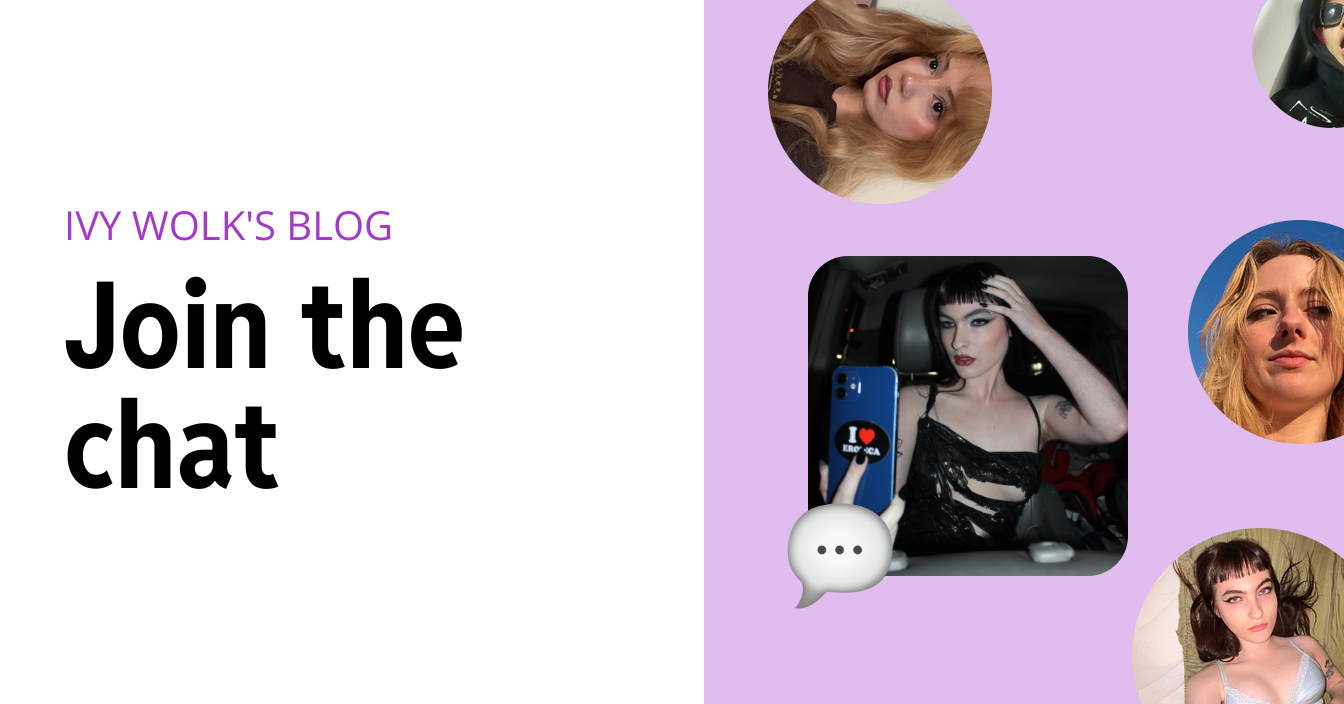 ivy wolk's blog chat